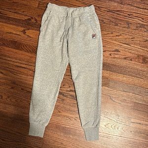 Women’s Fila  gray fleece sweatpants size extra small